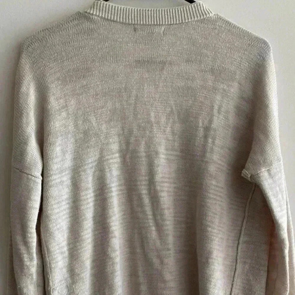 Tommy Hilfiger Tan Long-Sleeve Open Front Cardigan, Women’s Small Cardigan - Picture 7 of 8